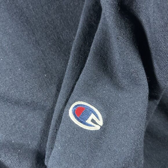 Champion Penn State Nittany Lions Hoodie Mens XL Blue Spell Out Eco Fleece - Picture 11 of 12